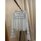 Cat Romance Cellophane Candy Wrapper Dotted Tulle Short and Long Sleeve Blouse(2nd Reservation/5 Colours/Full Payment Without Shipping)